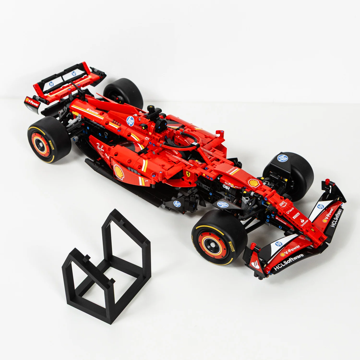 Shelf Display Stand Compatible with LEGO Technic Ferrari F1 42207 - Image 5