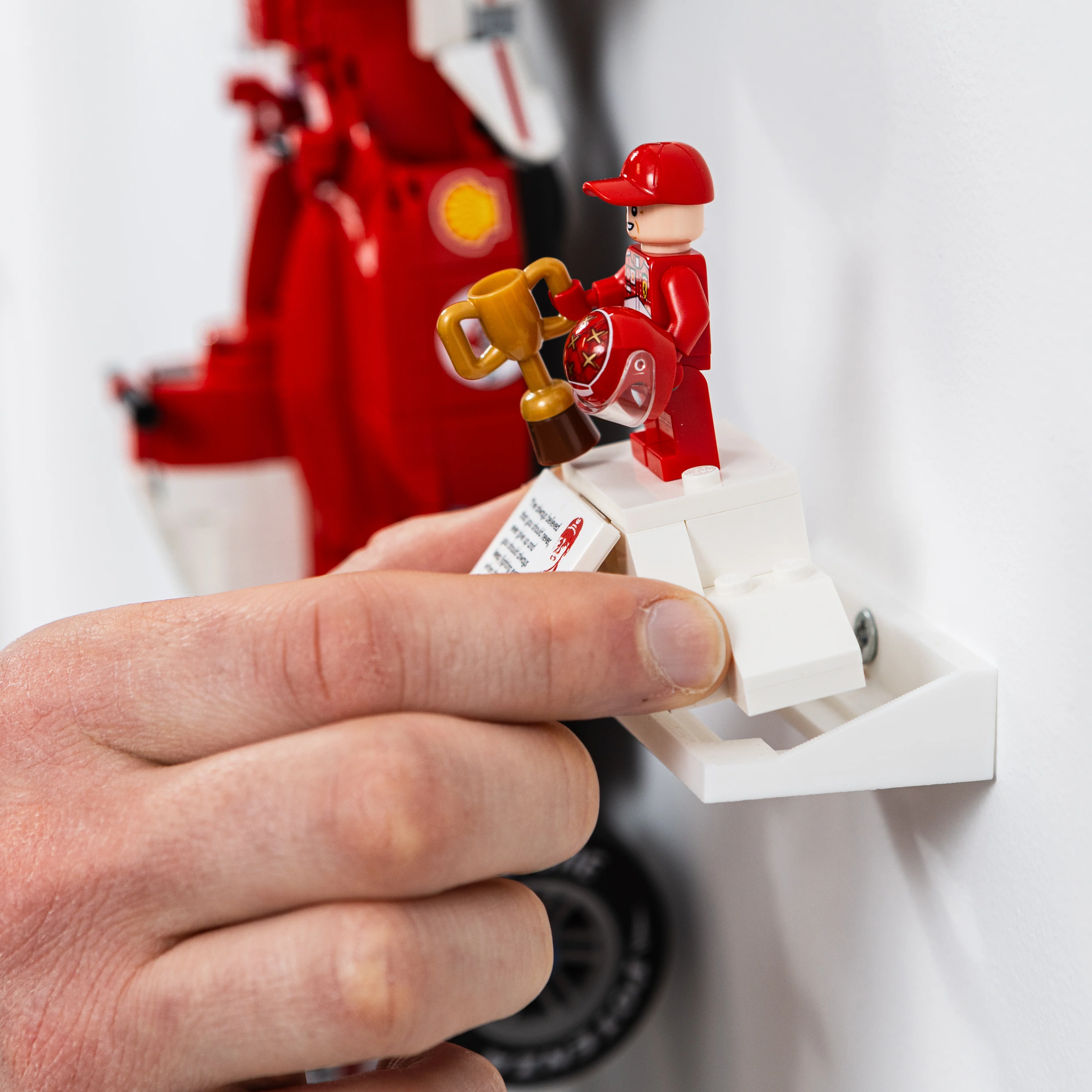 Wall Mount Bracket Compatible With Lego Icons Ferrari F2004 11375 - Image 3