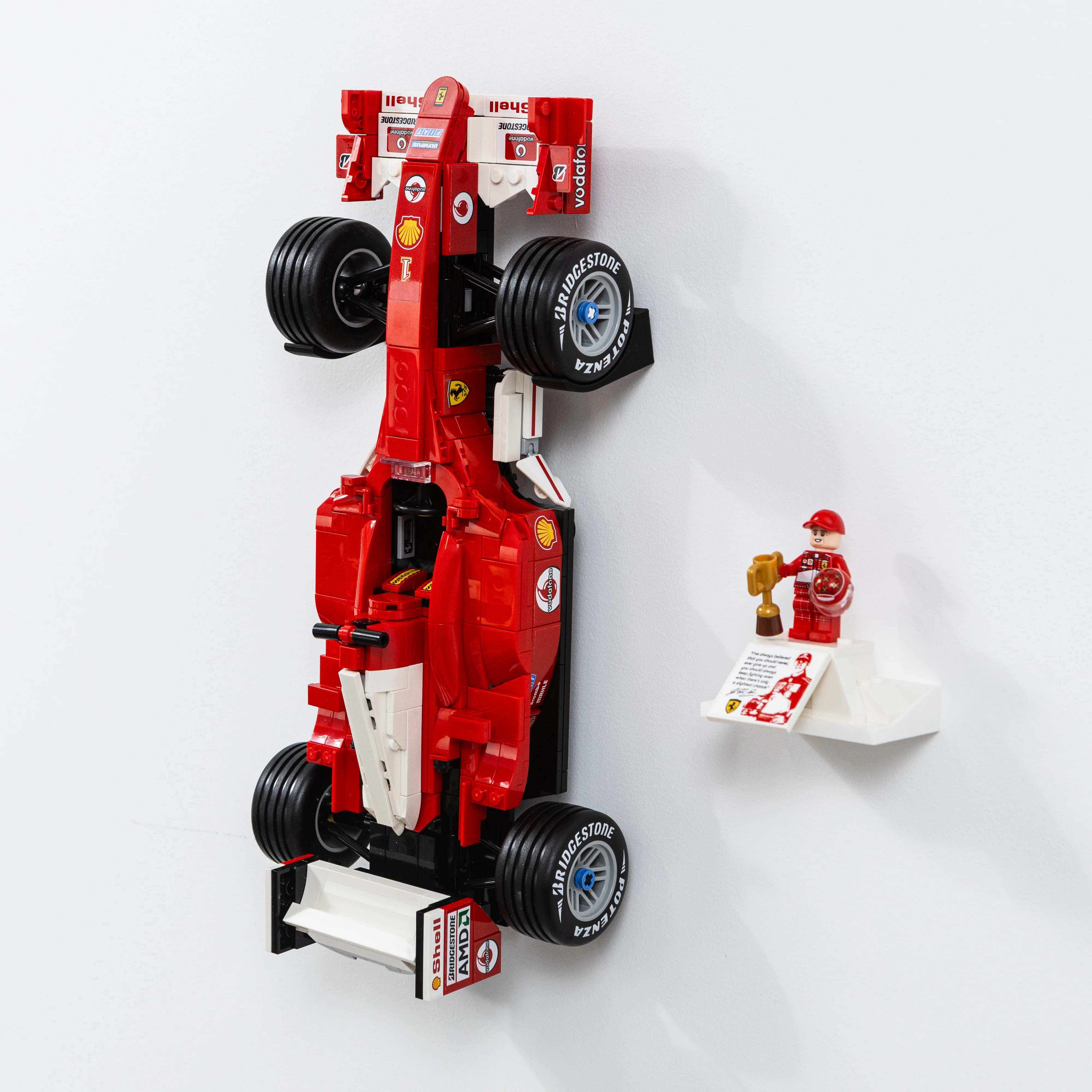Wall Mount Bracket Compatible With Lego Icons Ferrari F2004 11375 - Image 6
