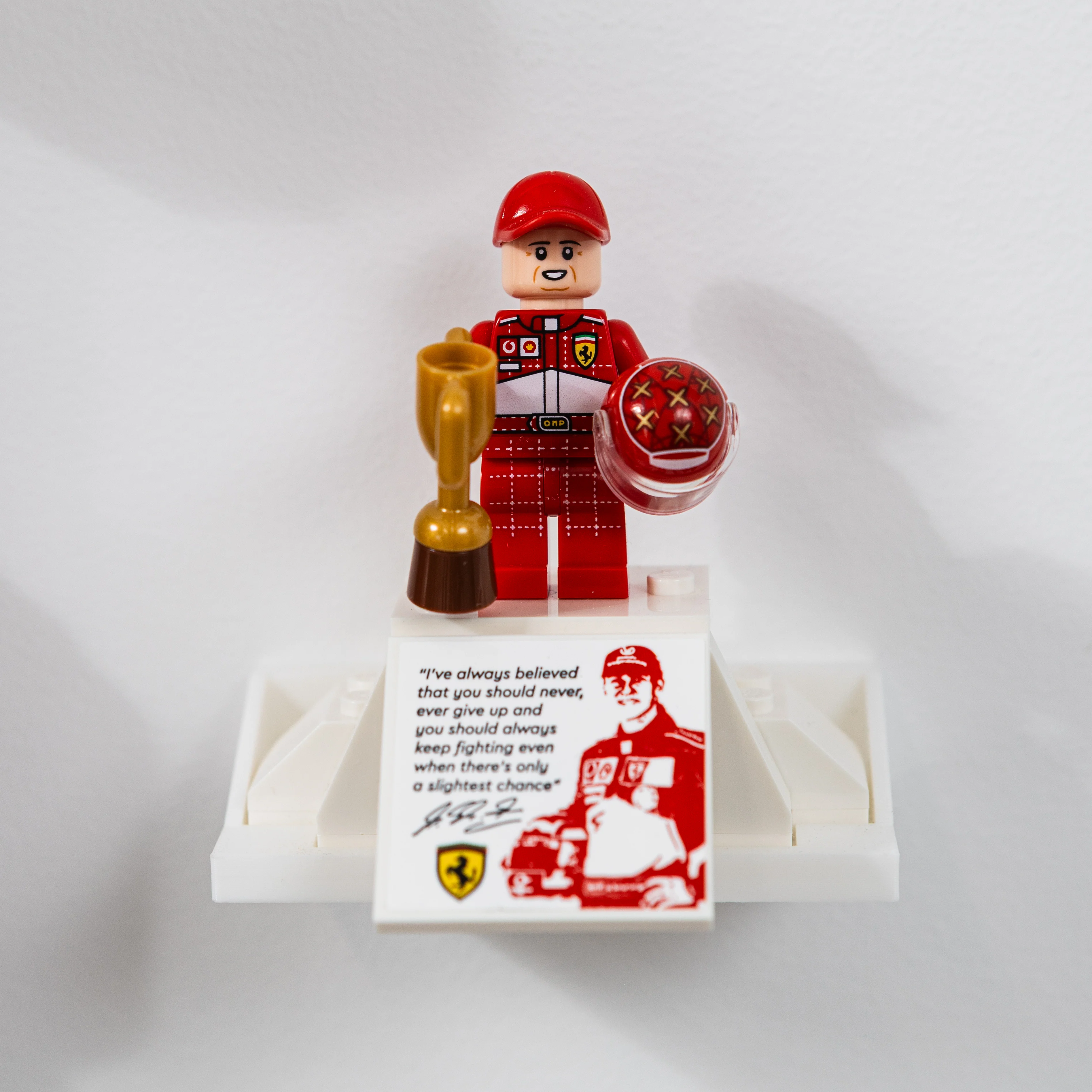 Wall Mount Bracket Compatible With Lego Icons Ferrari F2004 11375 - Image 8