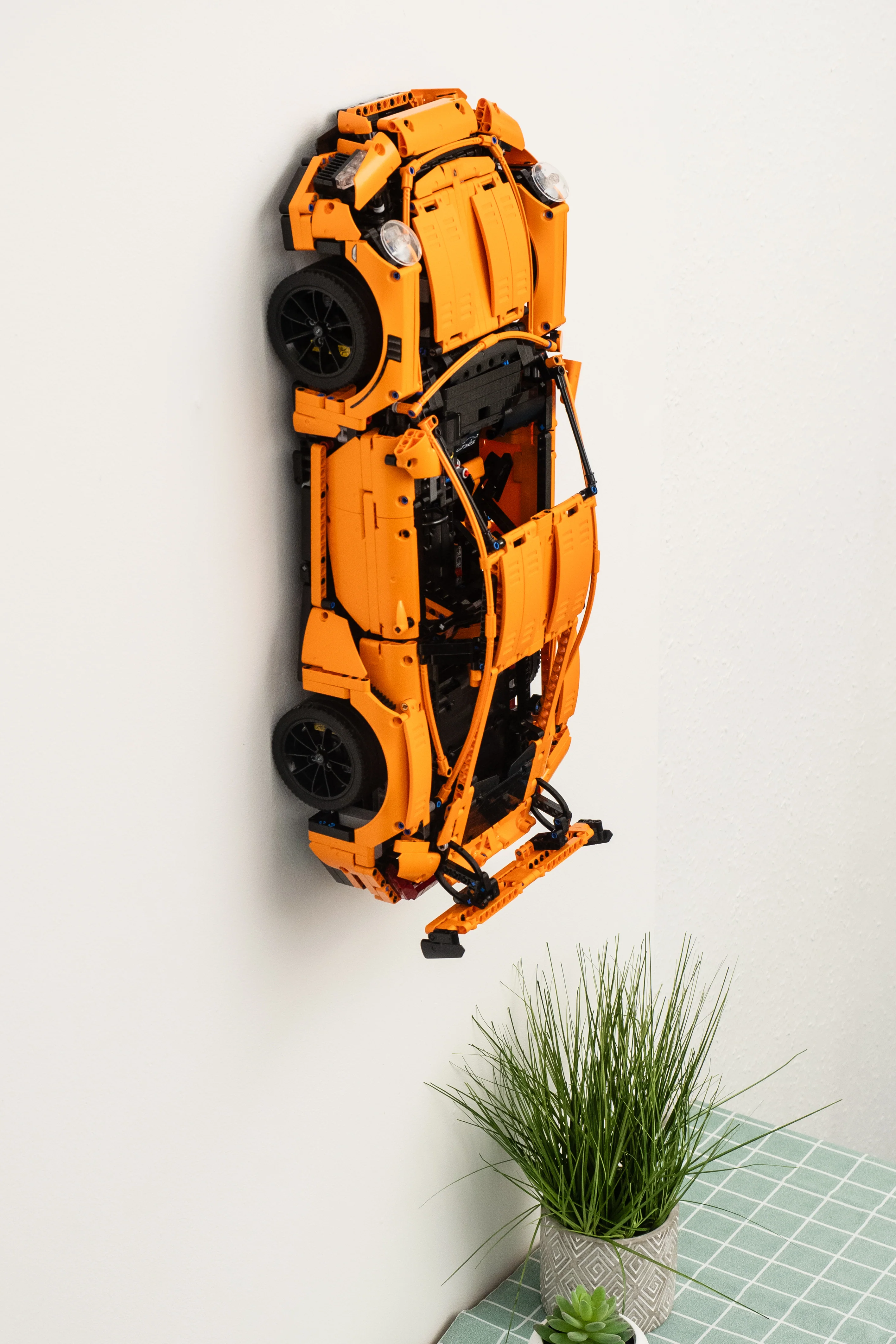 Wall Mount Bracket Compatible With Lego Technic Porsche 911 GT3RS 42056 - Image 6
