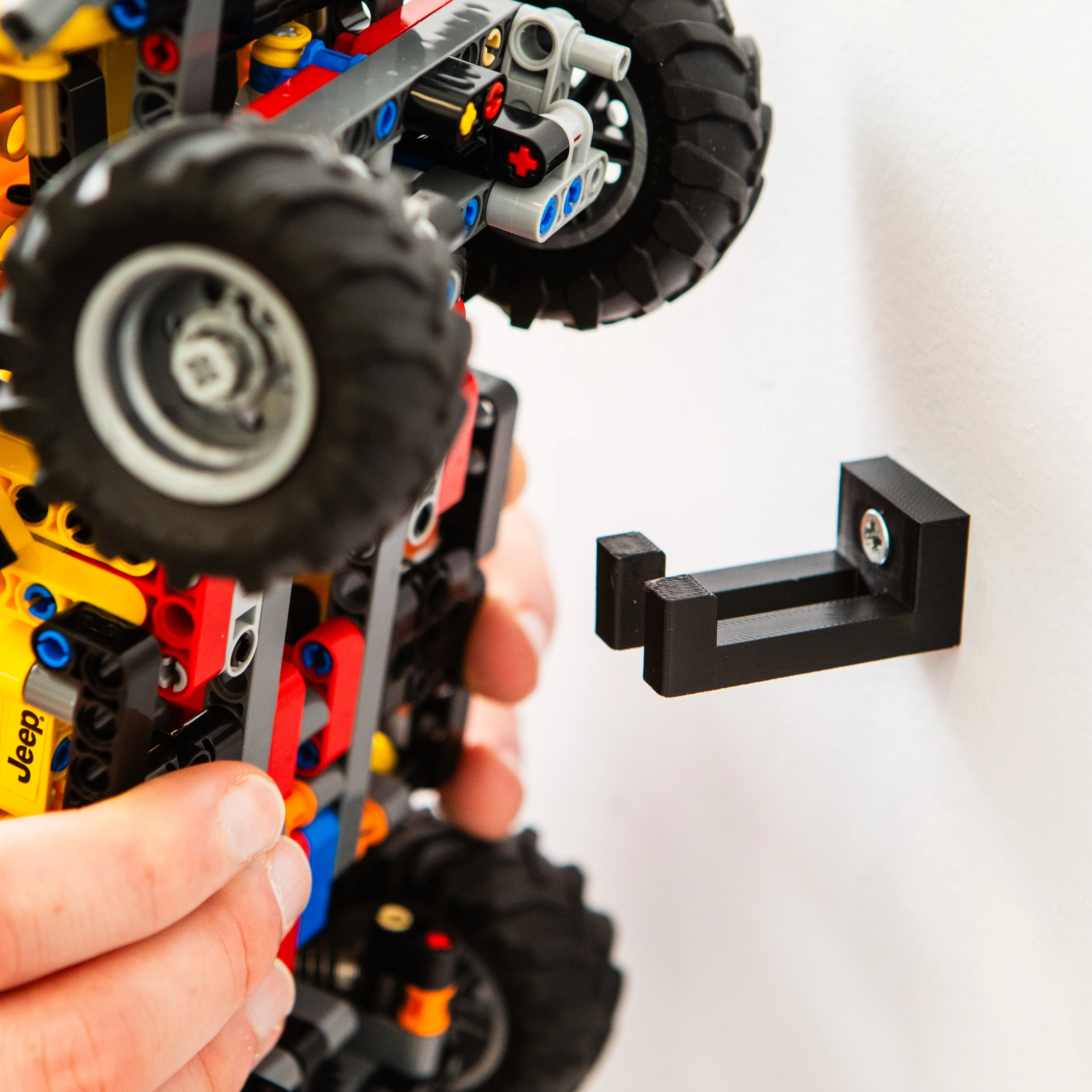 Wall Mount Bracket Compatible With Lego Technic Ford Bronco 42213 & Jeep Wranger 42122 - Image 5