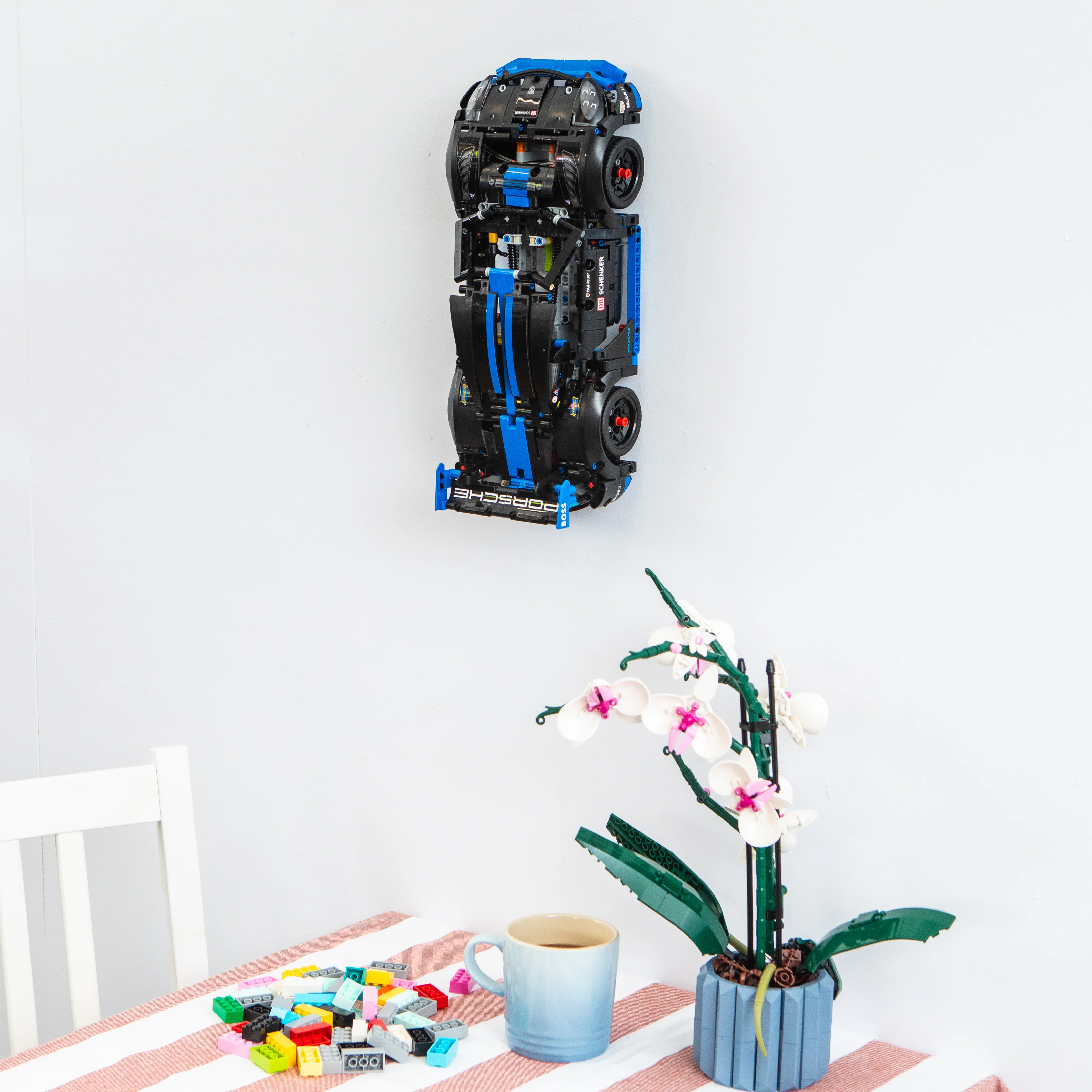 Wall Mount Bracket Compatible With Lego Technic Porsche GT4 42176 - Image 3