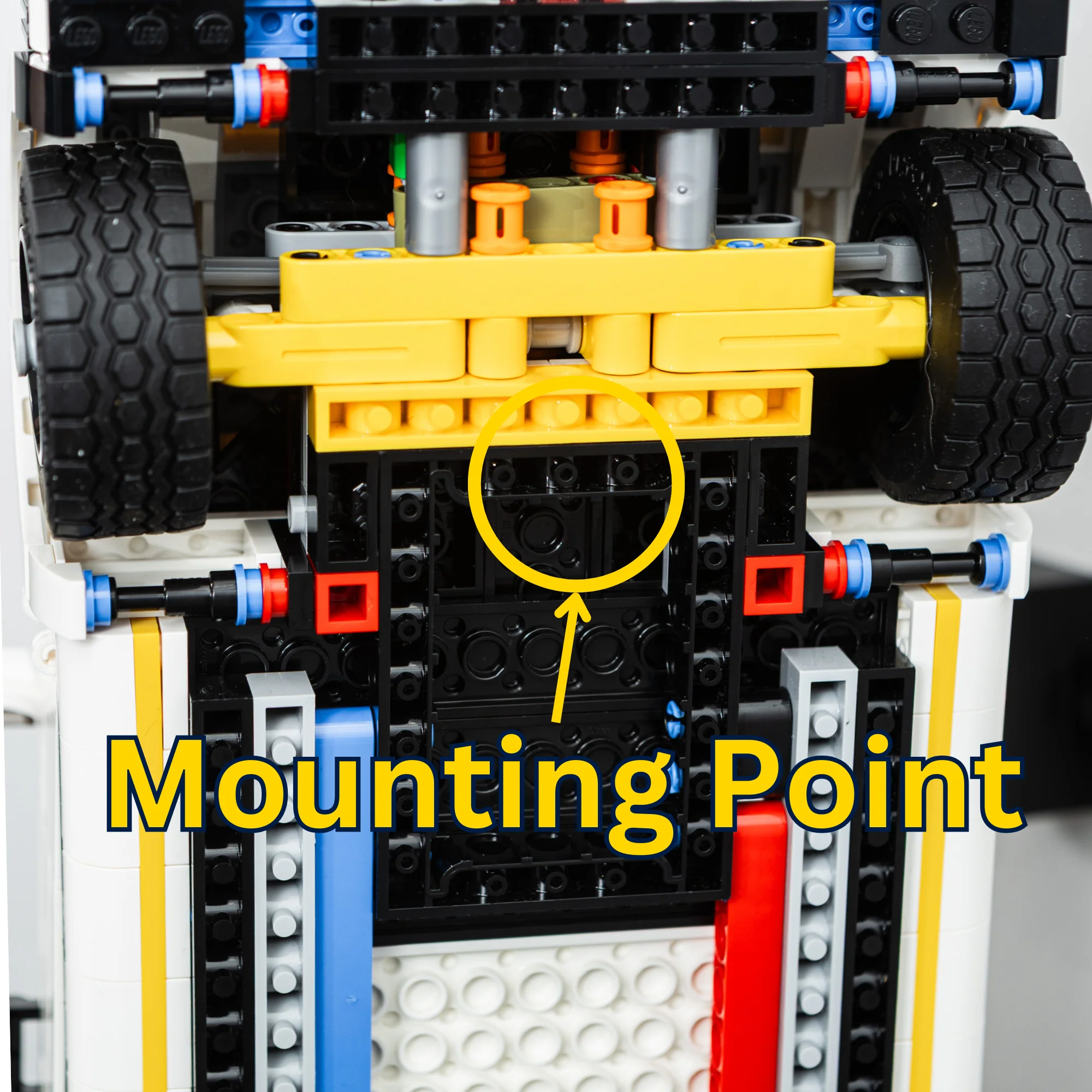 Wall Mount Compatible With LEGO Icons 10295 Porsche 911 Racing Car - Image 3