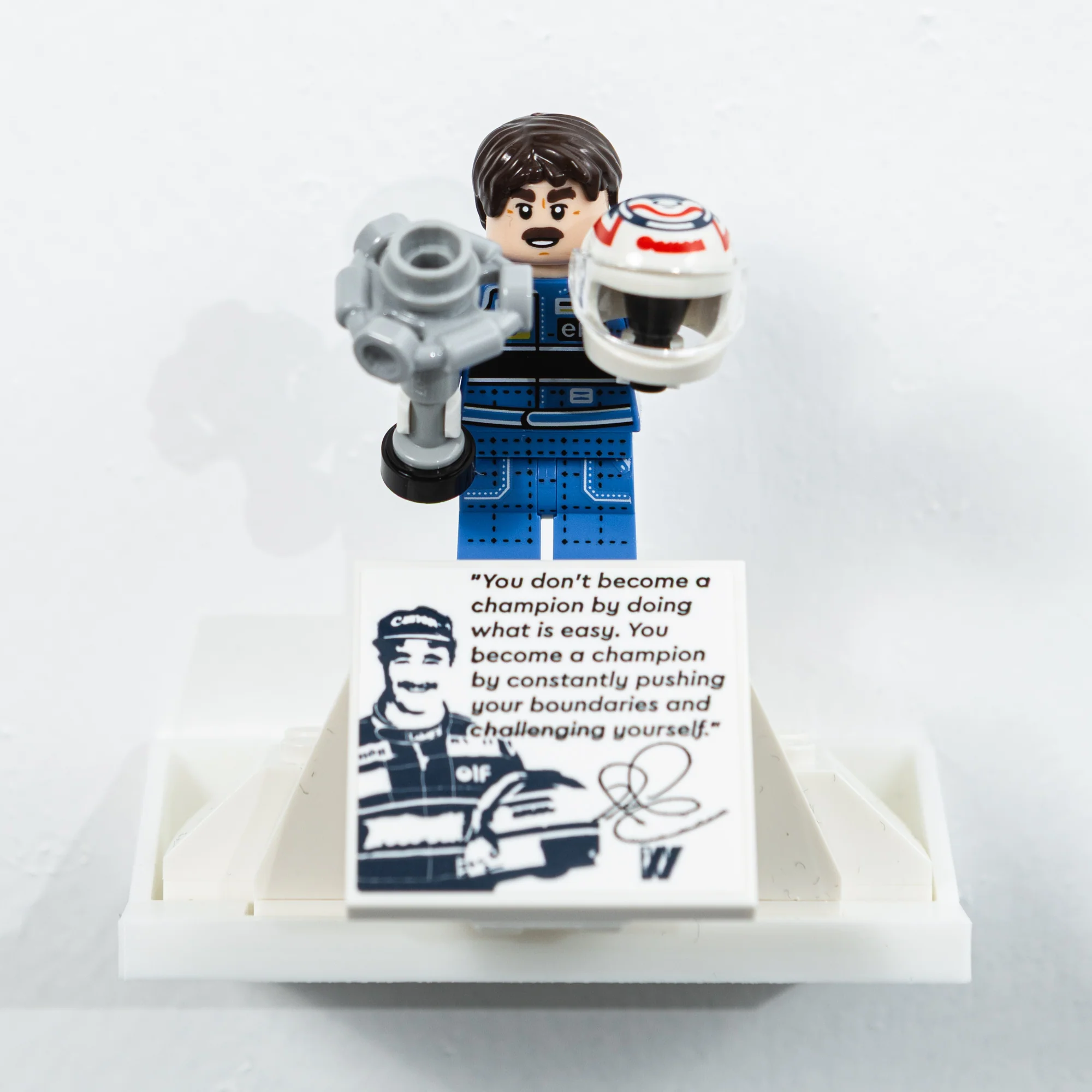 Wall Mount Compatible With LEGO Icons Williams FW14B 10353 - Image 5