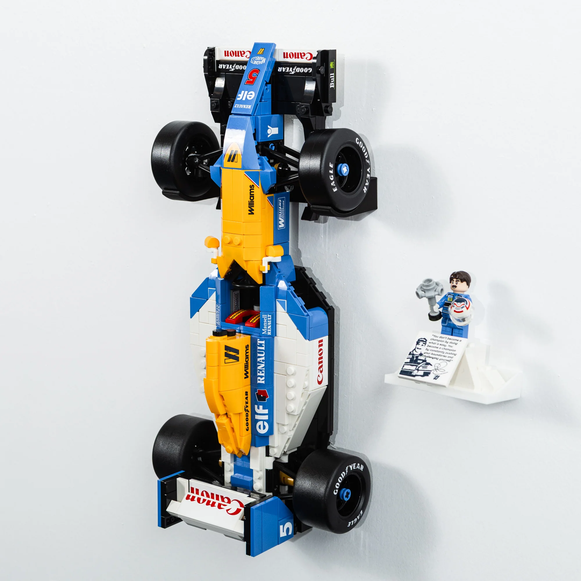 Wall Mount Compatible With LEGO Icons Williams FW14B 10353 - Image 7