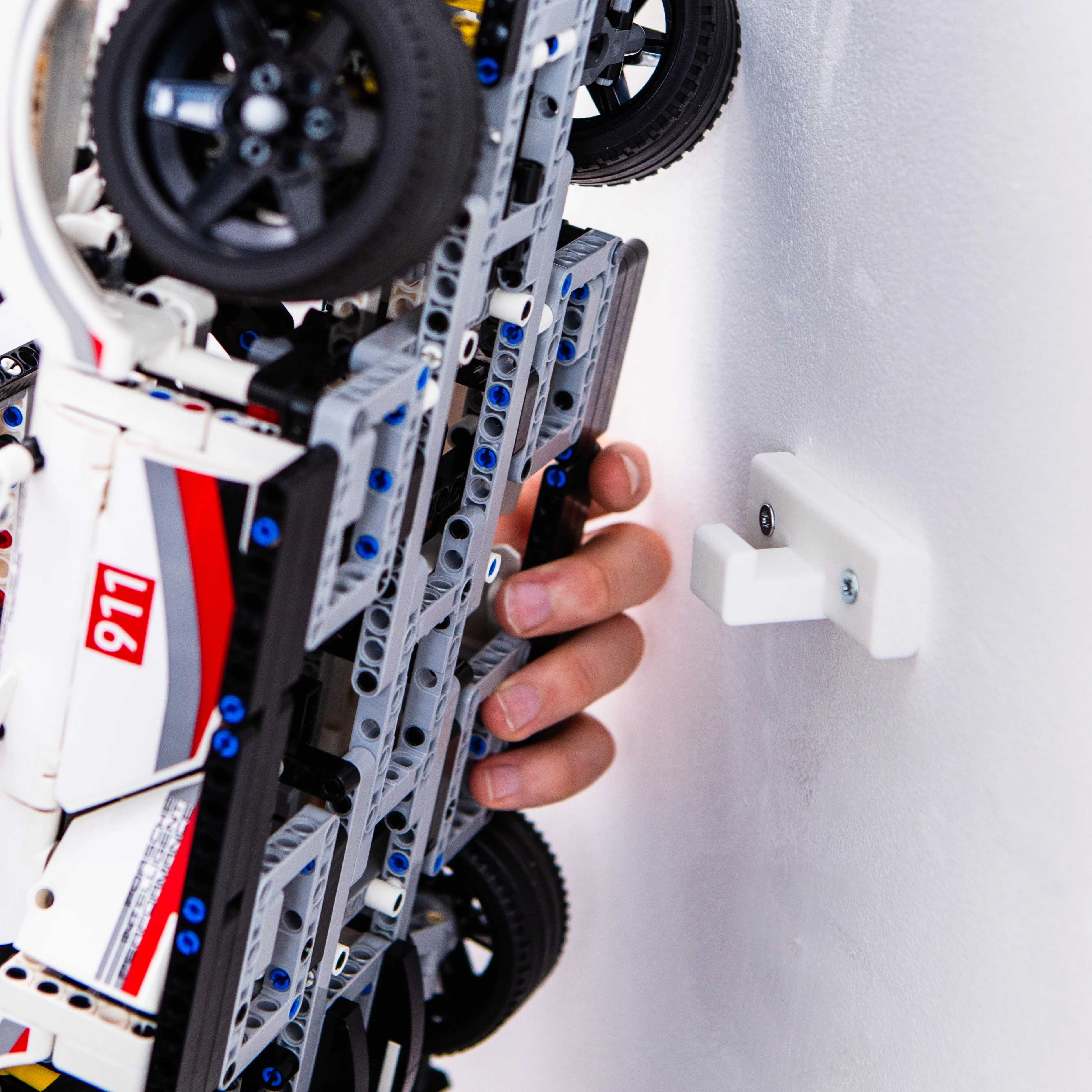 Wall Mount Hook Compatible with Lego 42096 Technic Porsche 911 RSR - Image 5