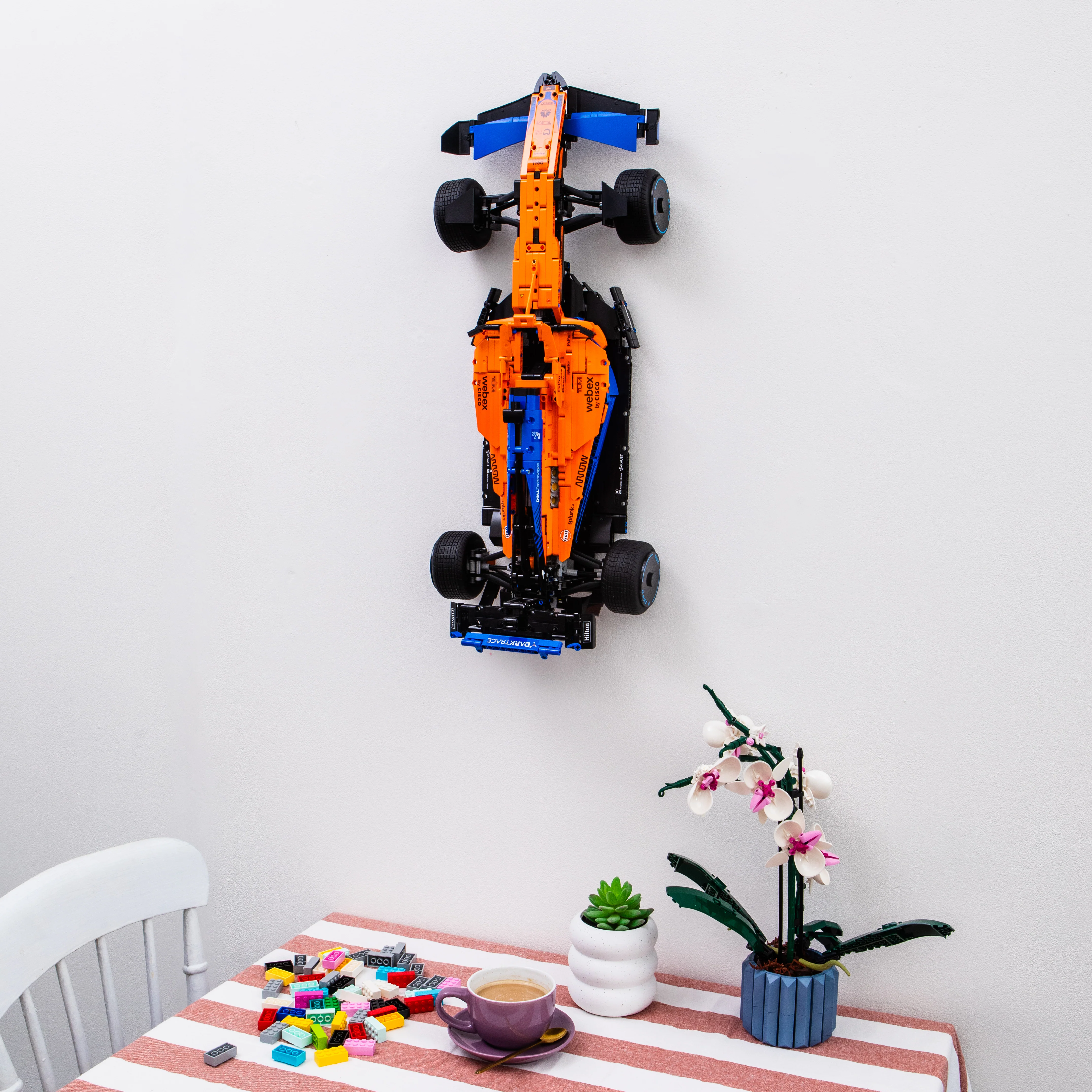 Wall Mount Hook for Lego 42141 Technic McLaren Formula 1 2022 Replica Race Car Model - Image 3