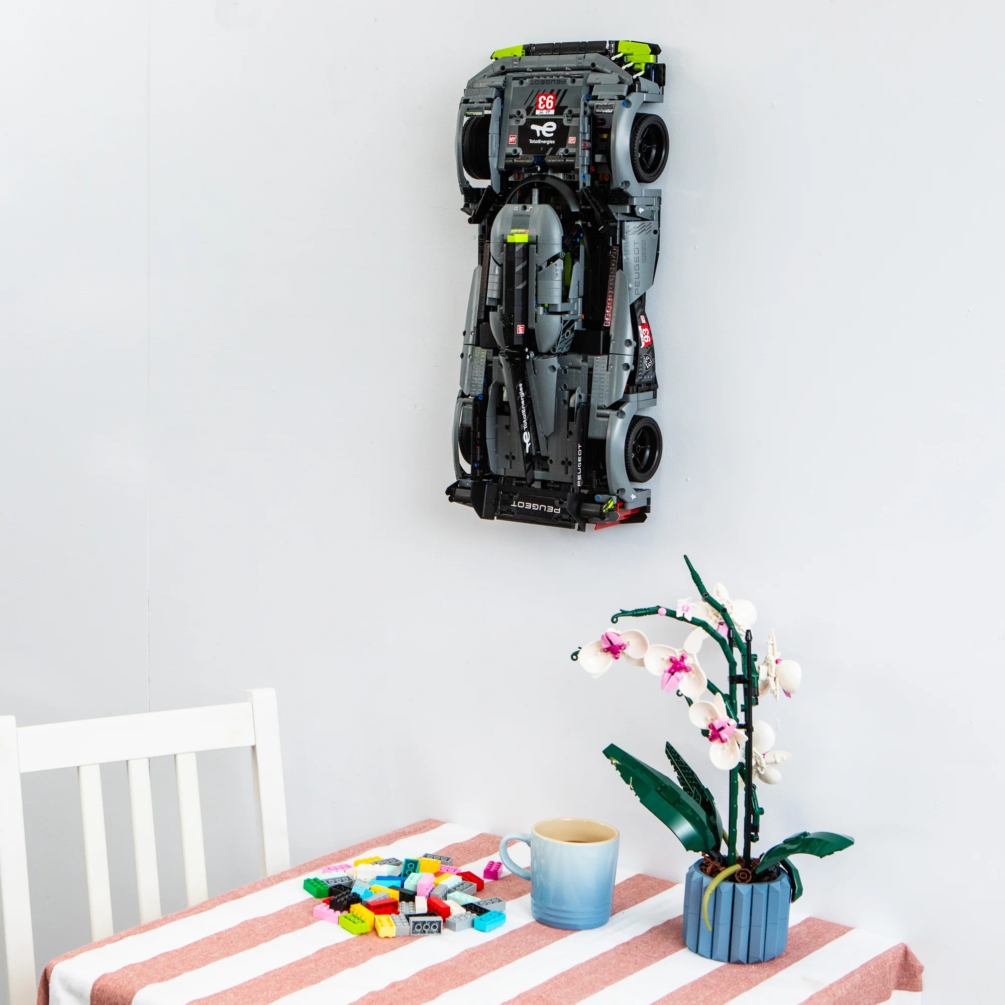 Wall Mount Hook Compatible With Lego Technic PEUGEOT 9X8 24H Le Mans Hybrid Hypercar - Image 4